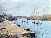 Alfred Sisley Seine bei Port Marly Sweden oil painting artist